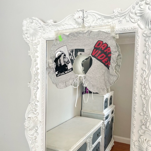 SALE Disney STAR WARS Darth Vader Grey Ruffle Handmade Collar - Picture 6 of 8